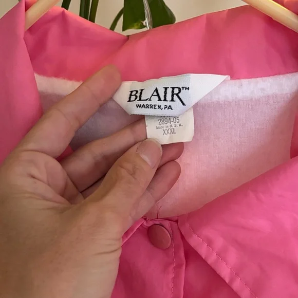 Pink Lightweight Button-Up Bomber Jacket - Picture 2 of 4